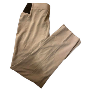 NWT Tribal size 8 beige casual straight leg pull on elastic waist pants spring